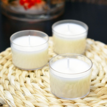 plastic tealight cups & clear tealight cups