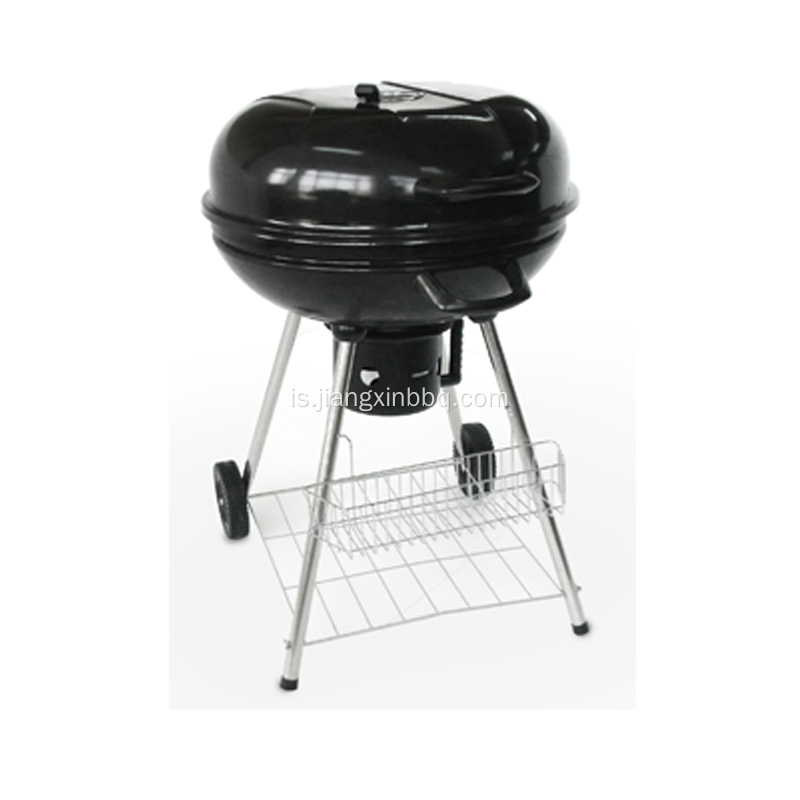 Kolaketill Grillgrill Svartur 22,5 tommur