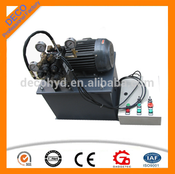 hydraulic pump pack used for operating hydraulic cylinder