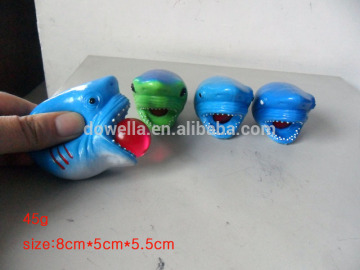 plastic squeeze toy/ TPR Squeeze Frog Ring/Novelty Squeeze Toy