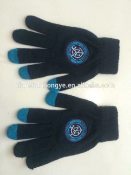 Customized color touch screen glove