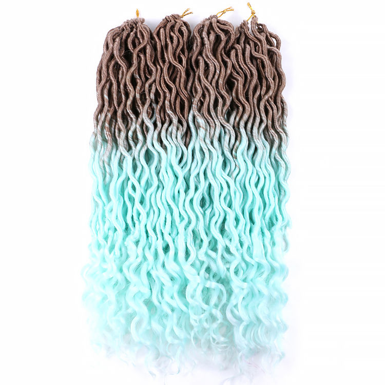 Julianna Gypsy Locs 24 Strands 14 18 24 Inches Locks 10 Pouces  One Colours 3 Tone Straight Wavy Goddess Gypsy Faux Locs Hair