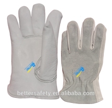Cow Split Leather Back Grain Goatskin Palm Leather Glove china supplier