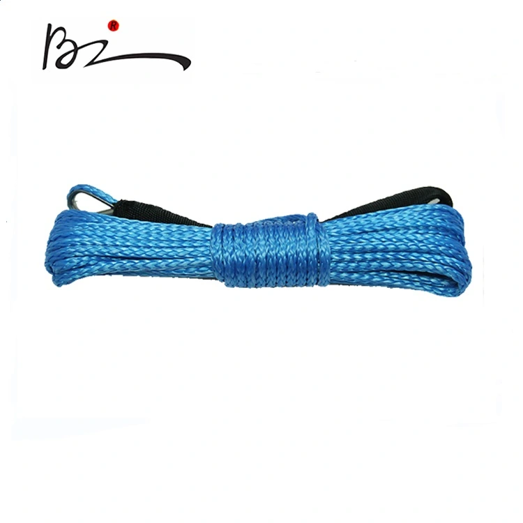 6mm 15 M Synthetic Polyethylene Winch Rope for Car