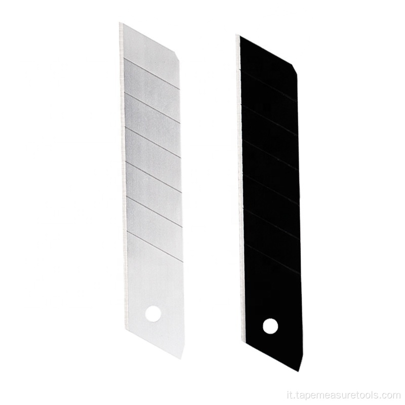 Lama di coltello multiuso bianca personalizzata da 25 mm e 0,7 mm di spessore