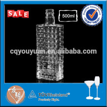500ml diamond designed mexico tequila bottle manufacturer