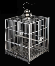 portable square bird cage