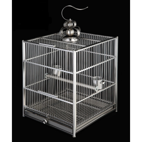 cage d'oiseau carré portable