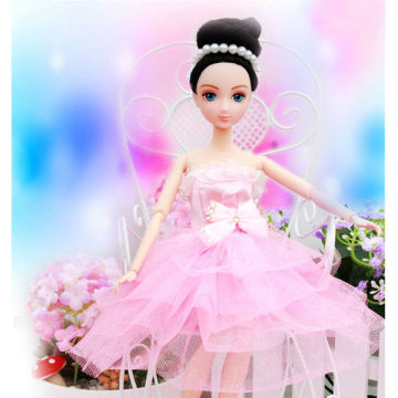 made in china toy wedding dress barby doll