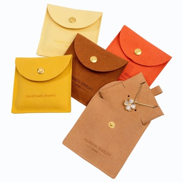 Custom Logo Microfiber Suede Jewelry Pouch