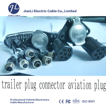 7 pin Spring Trailer Connecting Cable for Trailer Reversing Camera System