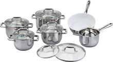 Ceramic coating 12pcs cookware set