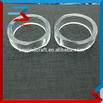 glass clear ring holder,glass napkin holder