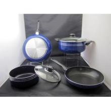 blue cookware set