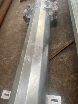 Galvanized Steel Electric Pole Design For Electrical Power Transmission