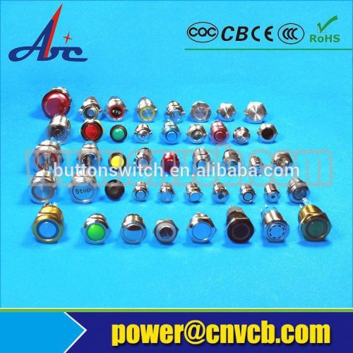 Hot sale KVM Switch 16*1 good quality industrial 19mm metal push button switch