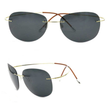 PP3001T Unisex Polarized Titanium Rimless Frames Sunglasses: Latest Design in Premium Eyewear