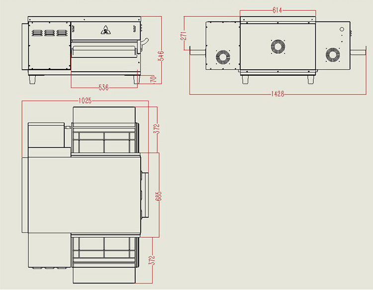 conveyor pizza machine