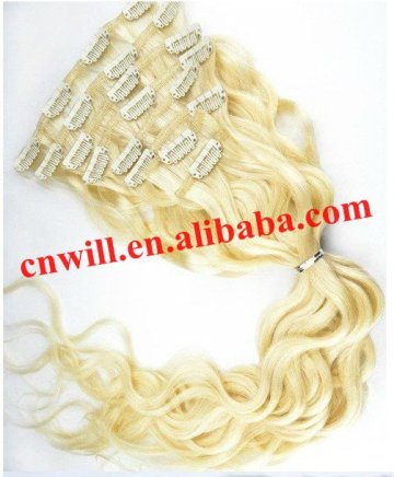 long curly clip in human hair extension Human Hair Extension remy clip in hair extension