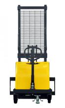 semi electric straddle stacker