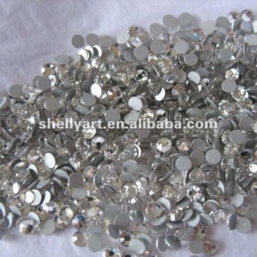 Flat back glass rhinestone crystal clear ss05 for nail
