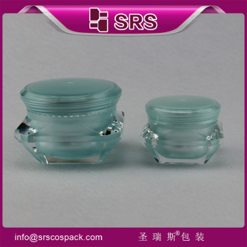 elegant skincare container,luxury diamond shape cosmetic jar