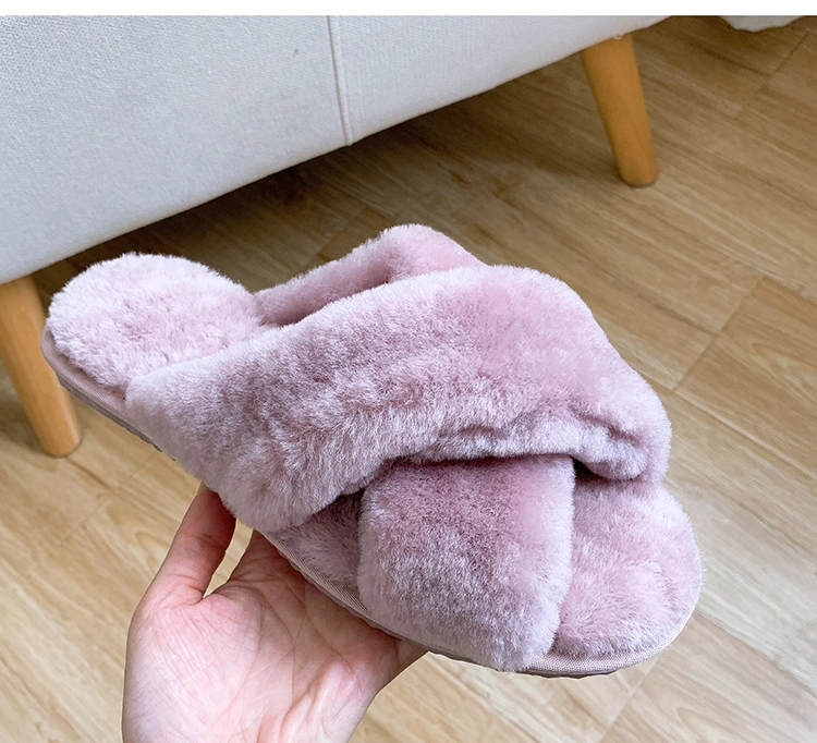 White Sheepskin Slipper Wholesale