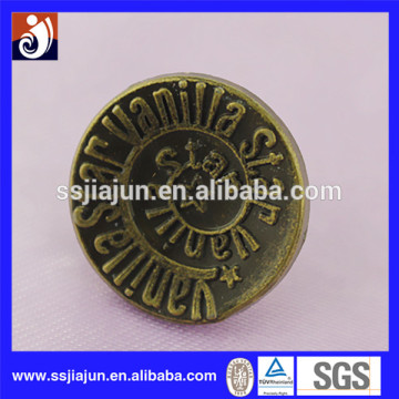 Jeans Buttons With Logo Embossed Metal Button Fashion Buttons