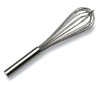 8-Wire french whips, s/s