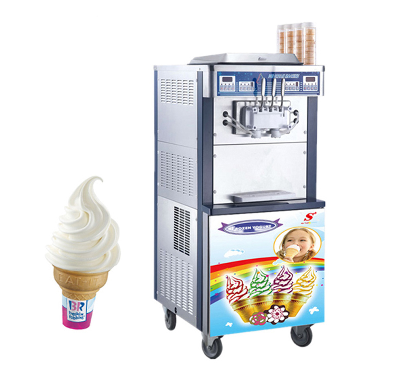 Three-color Machine Soft Serve Ice Cream Making Machines