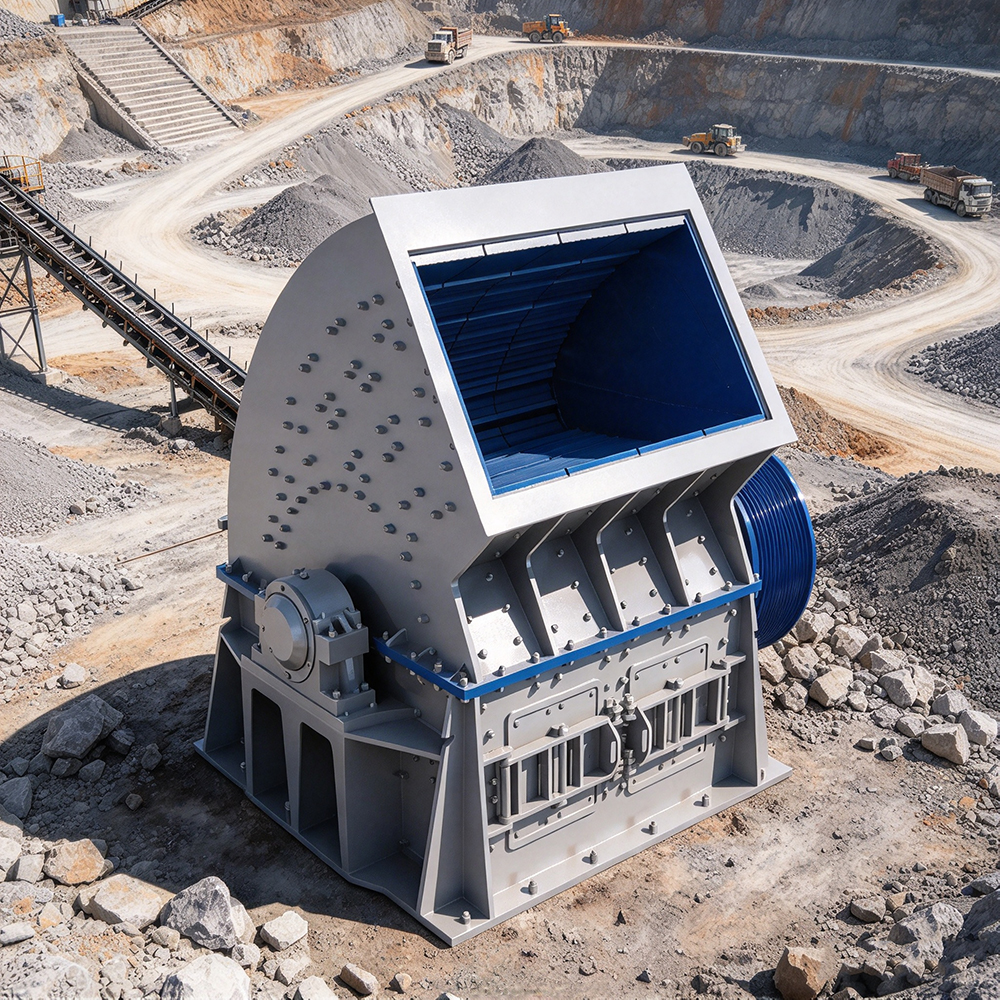 सिंगल स्टेज हैमर क्रशिंग प्लांट Single Stage Hammer Crushing Plant