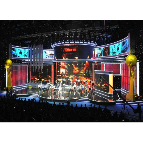Low Power Consumption 500*1000 Indoor Curved LED Display