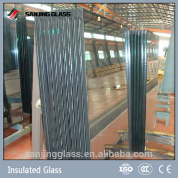 Clear float insulated glass panels