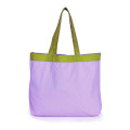 Pure color cotton canvas shopping bag