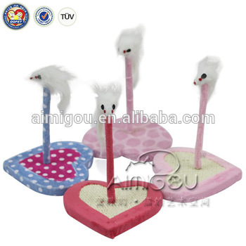 Colorful Cat Tree & Sisal Mouse Cat Toys & Cat Scratching Furniture