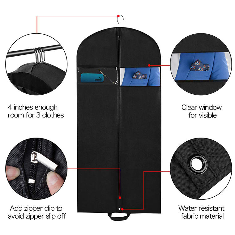 Saco não tecido de vestuário Non Woven Garment Bag