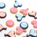 Kawaii Hars Ontwerp Ambachten Hart Ronde Klok Cabochon Charms Slime Diy Art Deco Kinderen Sieraden Maken Accessoires