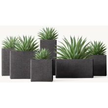 Modern Fiberglass Composite Square Planter - Best Seller for Garden Decoration