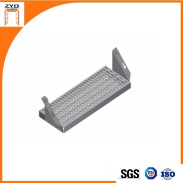 stair stringer with scaffold