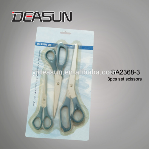 Professional 3 pcs set office scissors SA2368-3