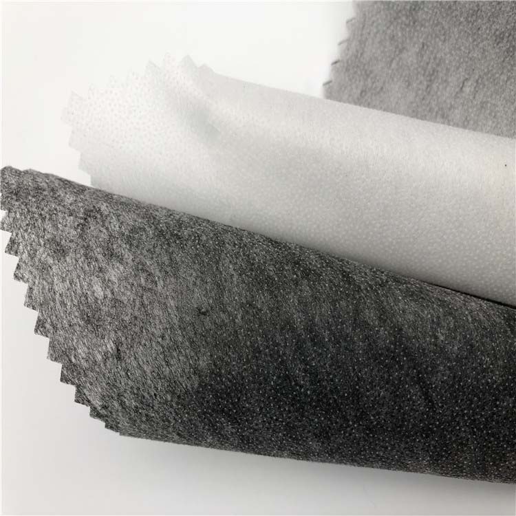 Good quality thermal bond PA glue non woven fusible interlining fabric Chinese interlining producer fashion garment accessories