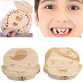 Wood Baby Storage Milk Tooth Box Organizer