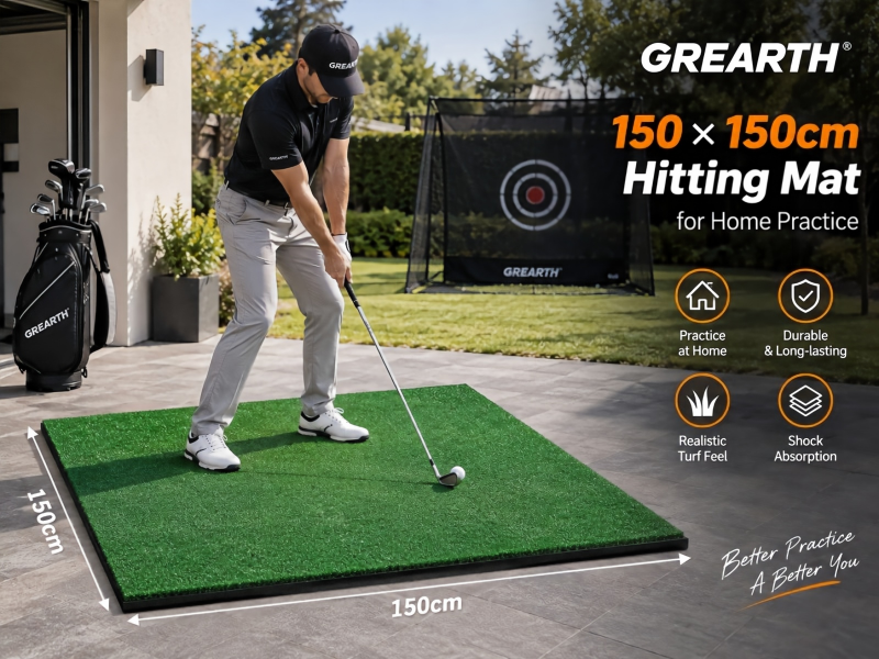 Alfombra de golf GREARTH para practicar en casa
