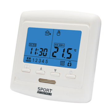 Digital display heating thermostat