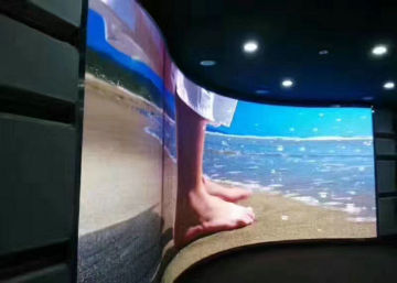 Fixed Wide Viewing Angle Indoor Curved LED Display