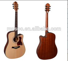 Musoo brand 41'' Jumbo folks acoustic handcrafted guitar(MG490)