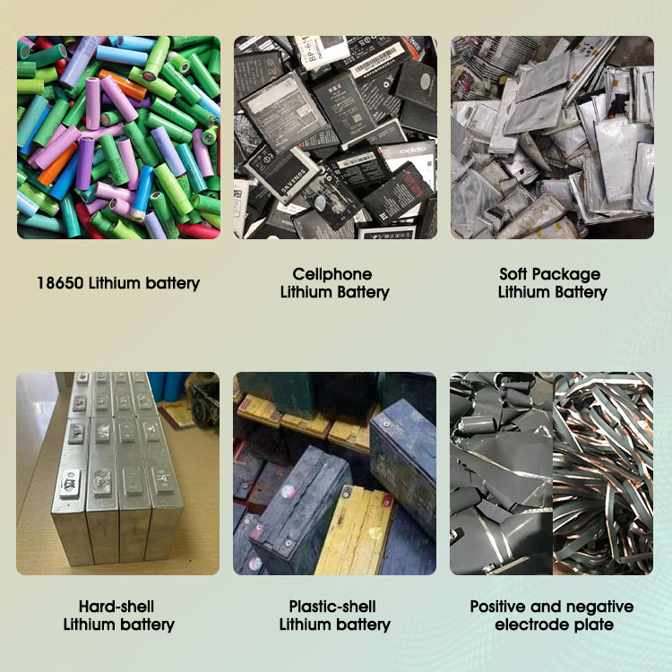 500kg/h Capacity Lithium Ion Battery Recycling Machine For Ev Batteries ...
