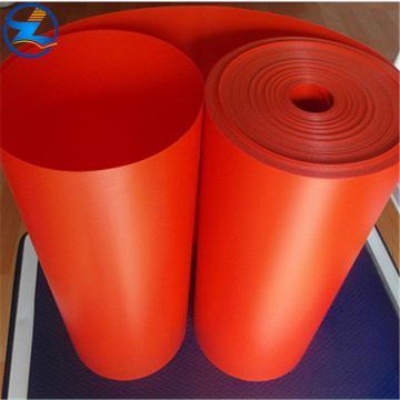 Colored glossy rigid PS sheet film for packing