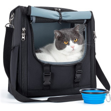 JW PET Airline Approved Cat Backpack - Dog Hiking Carrier Travel Waterproof Small Pet Backpack Carrier