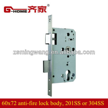 6072 mortise lock body security fire-proof